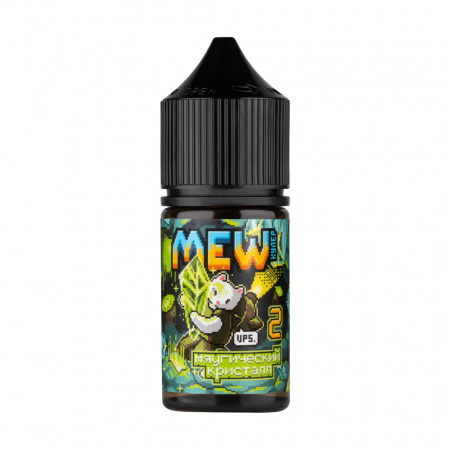 Жидкость Mew salt 30ml 20mg (Мяугический кристалл (Киви и яблоко со льдом), Light)