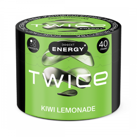 Twice 40г (Kiwi Lemonade (Киви Лимонад), Лёгкий)