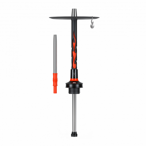 Шахта MISHA Revolt HERO (Шахта, мундштук, шланг,блюдце) (Flame, 50 см, Шахта, Шланг, Мундштук, 13 мм, Да, Нержавеющая сталь)