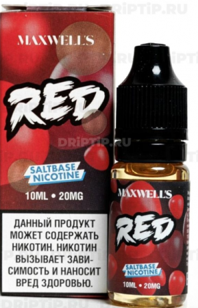Жидкость Maxwells salt 10ml 20mg (Red (Малина Клубника), Light)
