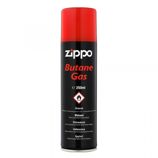 Газ высокой степени очистки ZIPPO для заправки зажигалок, бутан, 250 мл