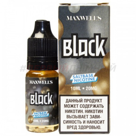 Жидкость Maxwells salt 10ml 20mg (Black (Терпкий табак), Light)