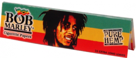 Папиросная Бумага BOB MARLEY Cigarette papers Pure Hemp 33 extra long