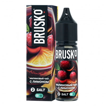 Жидкость Brusko Chubby salt 35ml 20mg (№2) (Малиновый чай с лимоном, Light)
