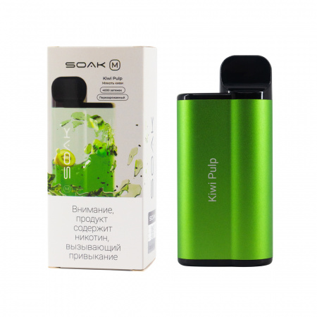 SOAK M 4000тяг (Kiwi Pulp (Мякоть киви), 4000 тяг)
