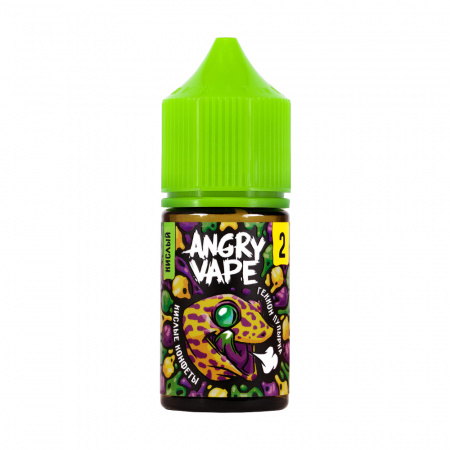 Жидкость Angry Vape salt 30ml 50mg (2 Ultra) Sour (Геккон Пупырка (Кислые конфеты), Hard)