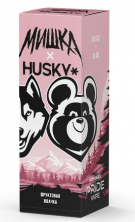 Жидкость Husky Мишка (Salt TX) 30ml 20mg (Фруктовая жвачка, Hard)