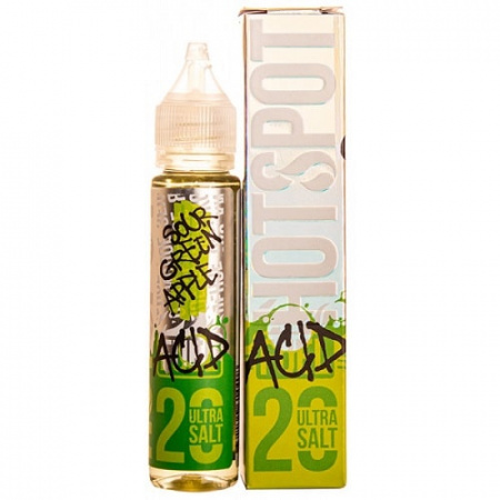 Жидкость HOTSPOT Sour 30ml 20mg Ultra S (Green Apple Acid, Hard)