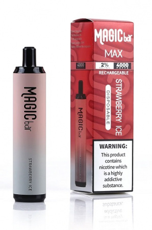 Magic Bar 4000 (Strawberry Ice(Клубника Лед), 4000 тяг)