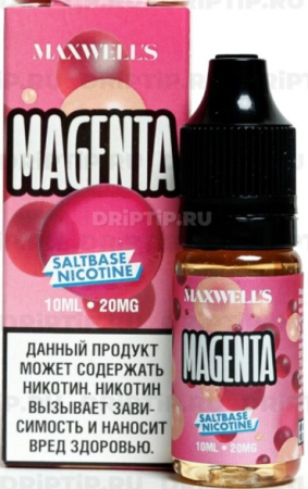 Жидкость Maxwells salt 10ml 20mg (Magenta (Сладкий вишневый пунш), Light)