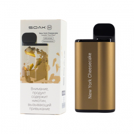 SOAK M 4000тяг (New York Cheesecake (Чизкейк Нью-Йорк), 4000 тяг)