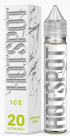 Жидкость HOTSPOT Ice 30ml 20mg Ultra S (Энергетик лайм, Hard)