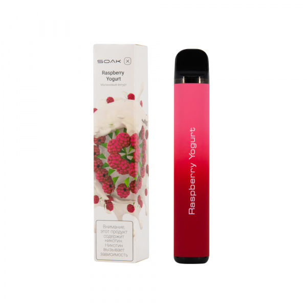 SOAK X 2200тяг (Малиновый йогурт, 2200 тяг)