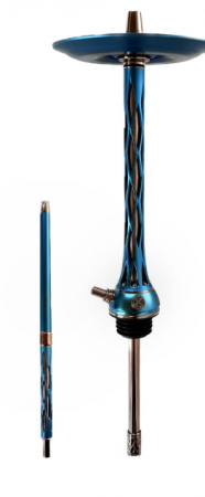 Кальян Blade Hookhah One M (Titan sapphire, 60 см, 14 мм, Шахта, Шланг, Мундштук, Мелассоуловитель, Нержавеющая сталь, Да)