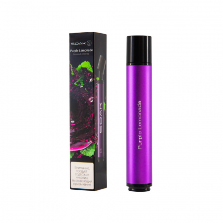 SOAK S 2500тяг (Purple Lemonade (Лиловый лимонад), 2500 тяг)