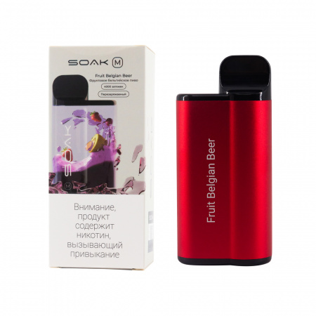 SOAK M 4000тяг (Fruit Belgian Beer (Фруктовое бельгийское пиво), 4000 тяг)
