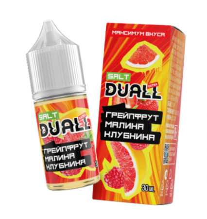Жидкость Duall Extra salt 30ml LIGHT 20mg (Грейпфрут малина клубника, Light)