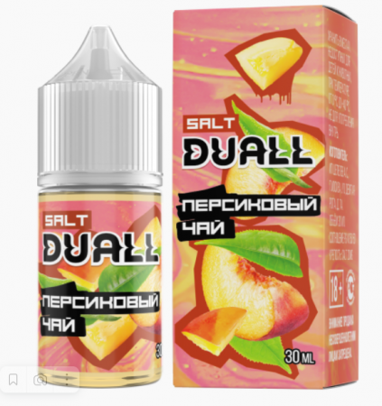 Жидкость Duall salt 30ml LIGHT 20mg (Персиковый чай, Light)